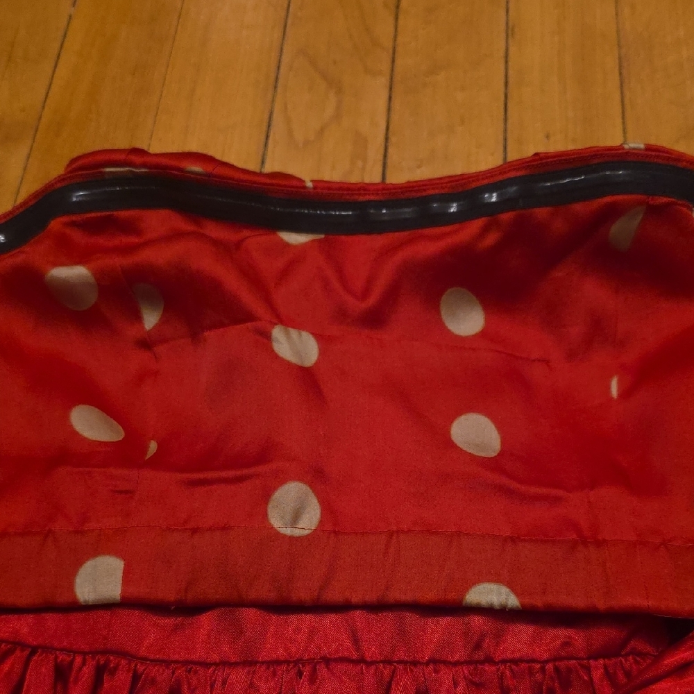 Buy 2 Get 1 FreeRARE Vintage Sample J. Crew Strapless Silk Organza Polka Dot 4 6 - Picture 9 of 16